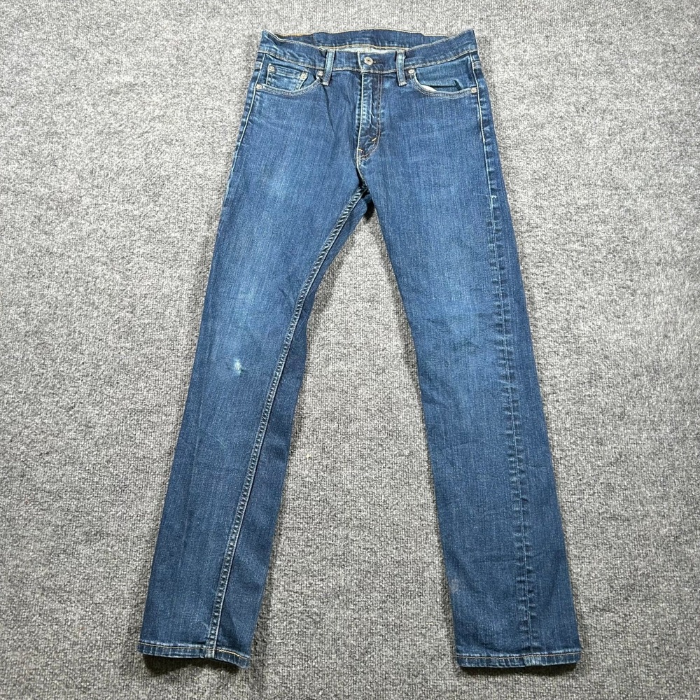 Levi's Jeans Mens Size 30x32 Blue 513 Slim Straight Leg Stretch Casual Denim